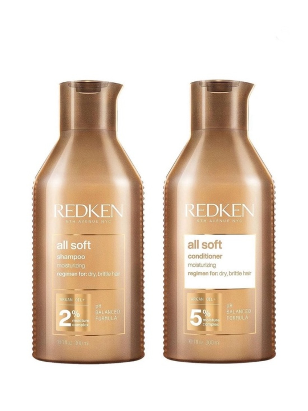 Redken All Soft Moisturizing Shampoo & Conditioner Set- For Dry, Brittle Hair